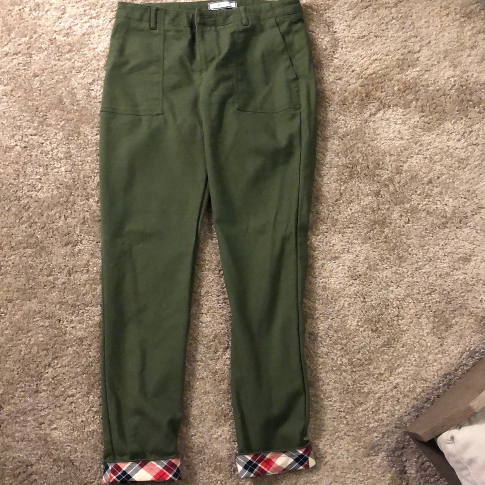 EDEN SOCIETY olive green pants